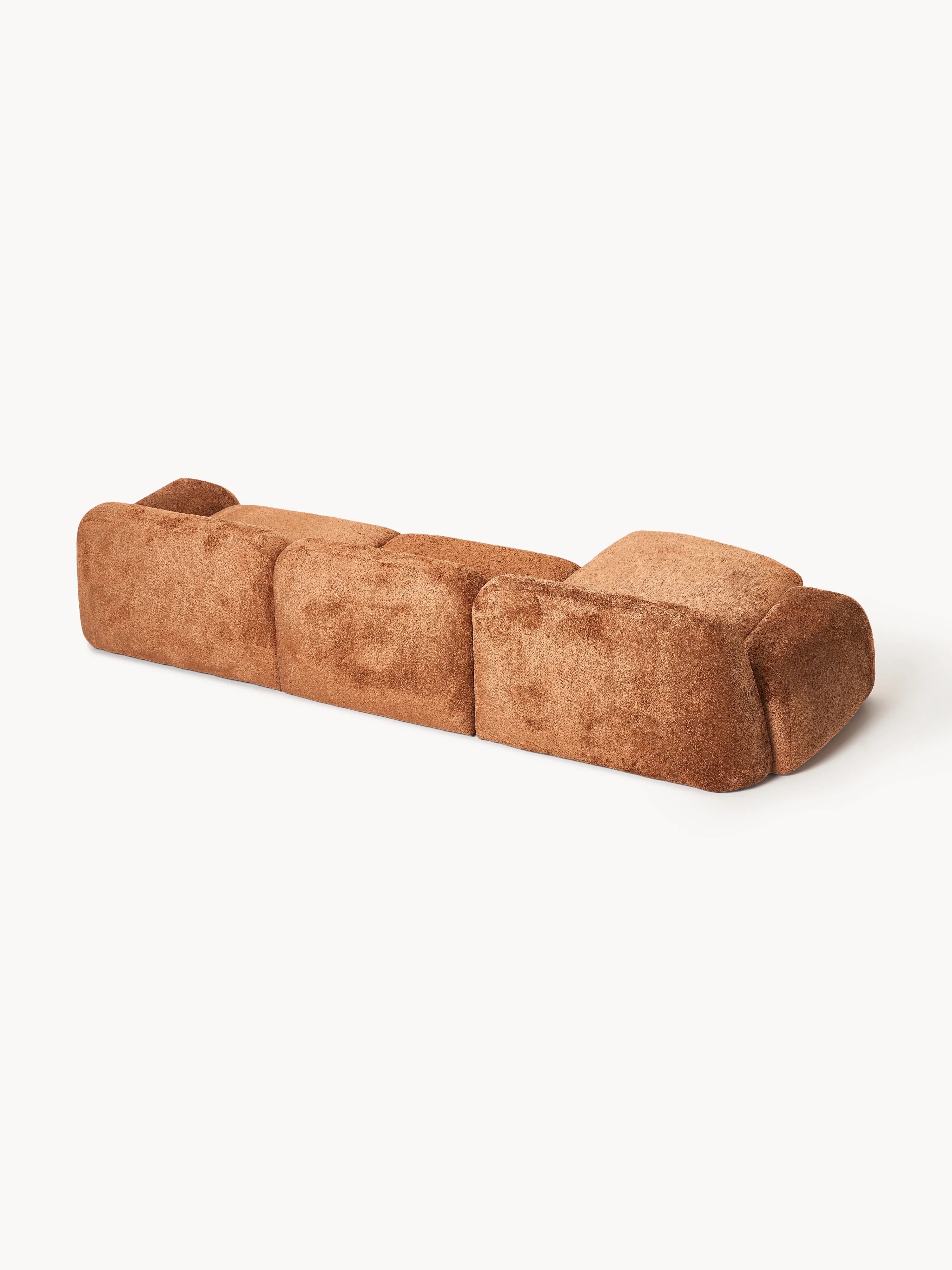 Prag Plus Köşe Koltuk Terakota Teddy
