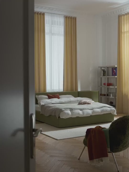 Video yükleniyor: Resort Çift Kişilik Karyola Zeytin Yeşili