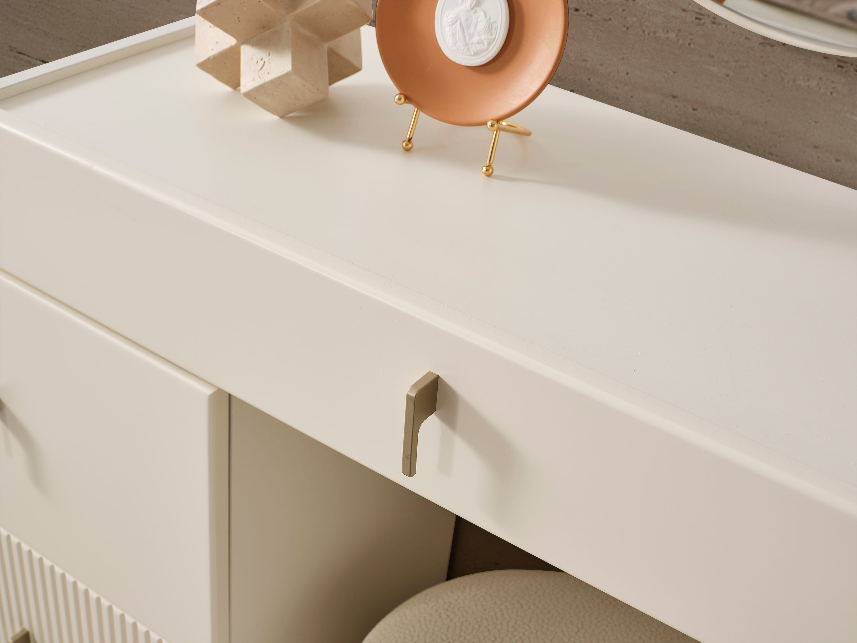 Roza Köşe Yatak Odası Takımı