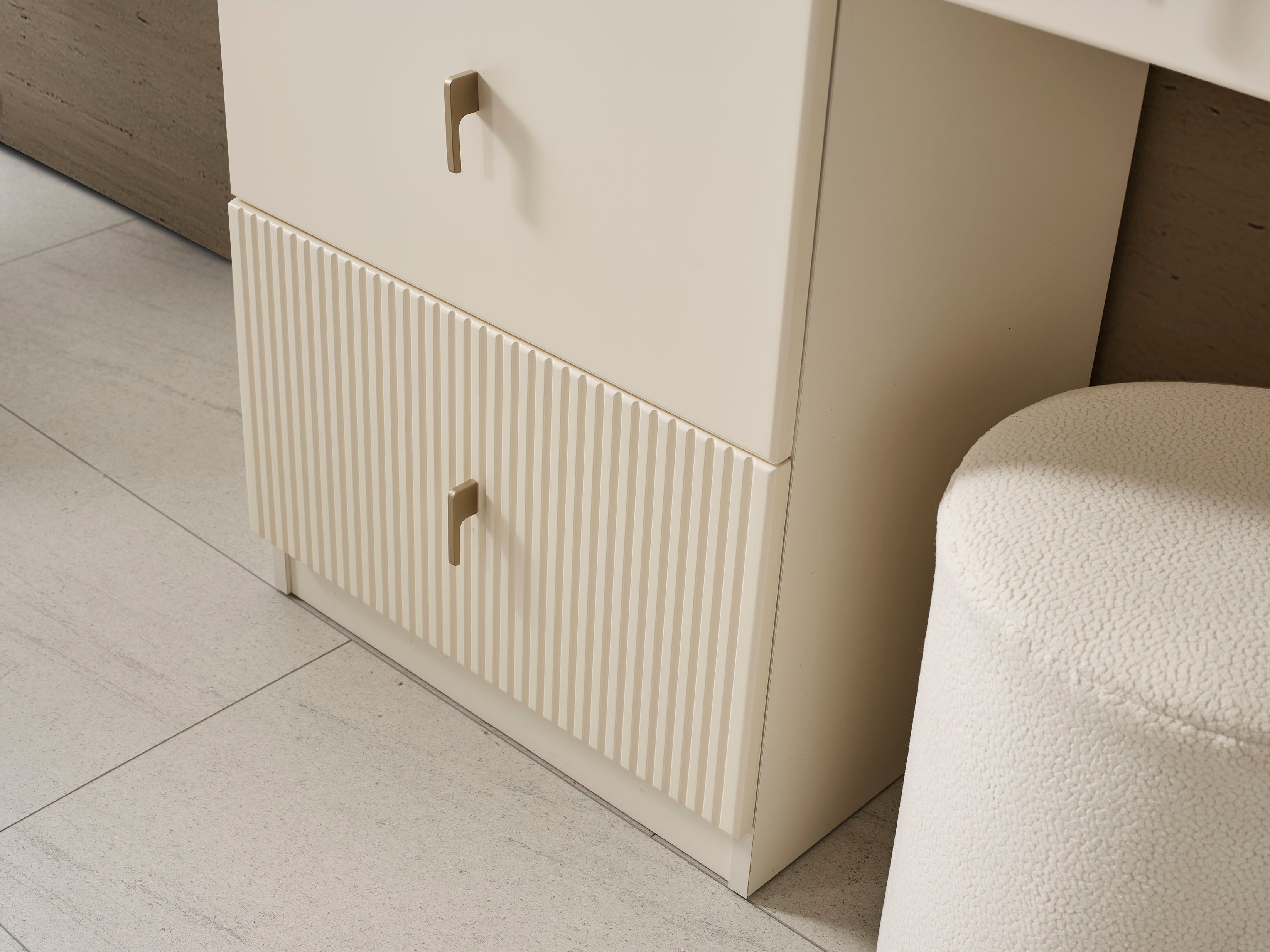 Roza Köşe Yatak Odası Takımı