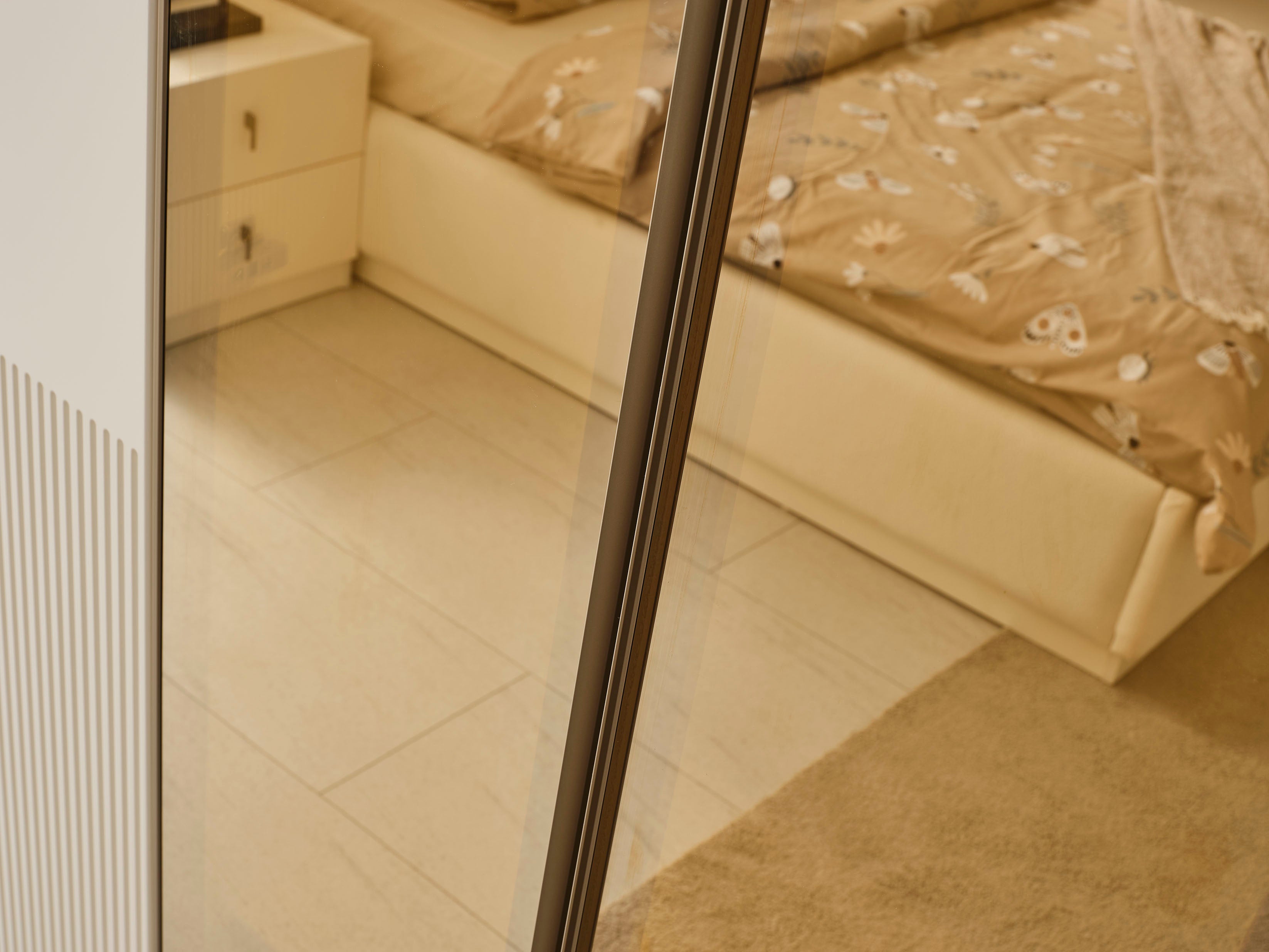 Roza Köşe Yatak Odası Takımı