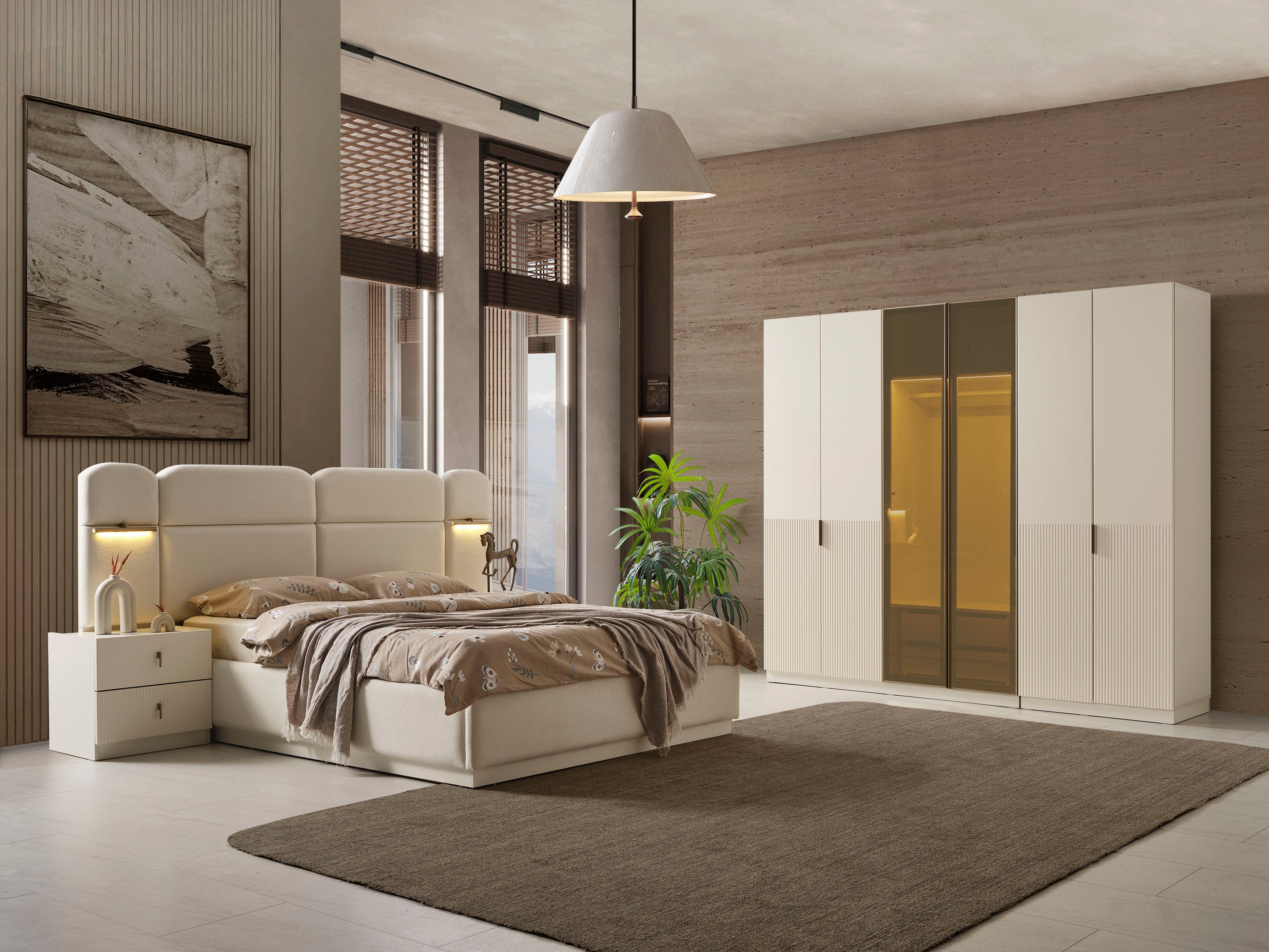 Roza Yatak Odası Takımı