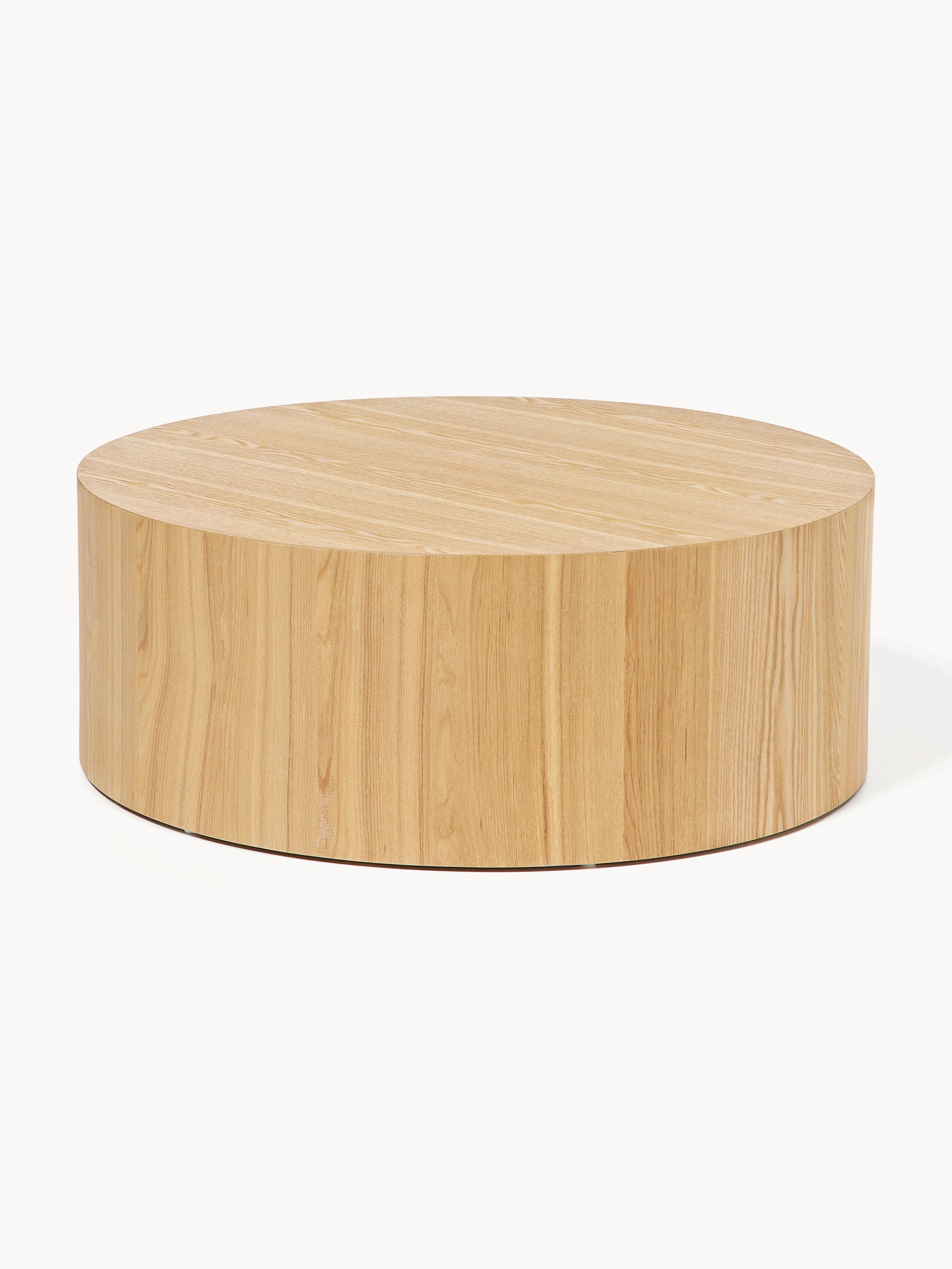 Saba Ahşap Yuvarlak Orta Sehpa Meşe