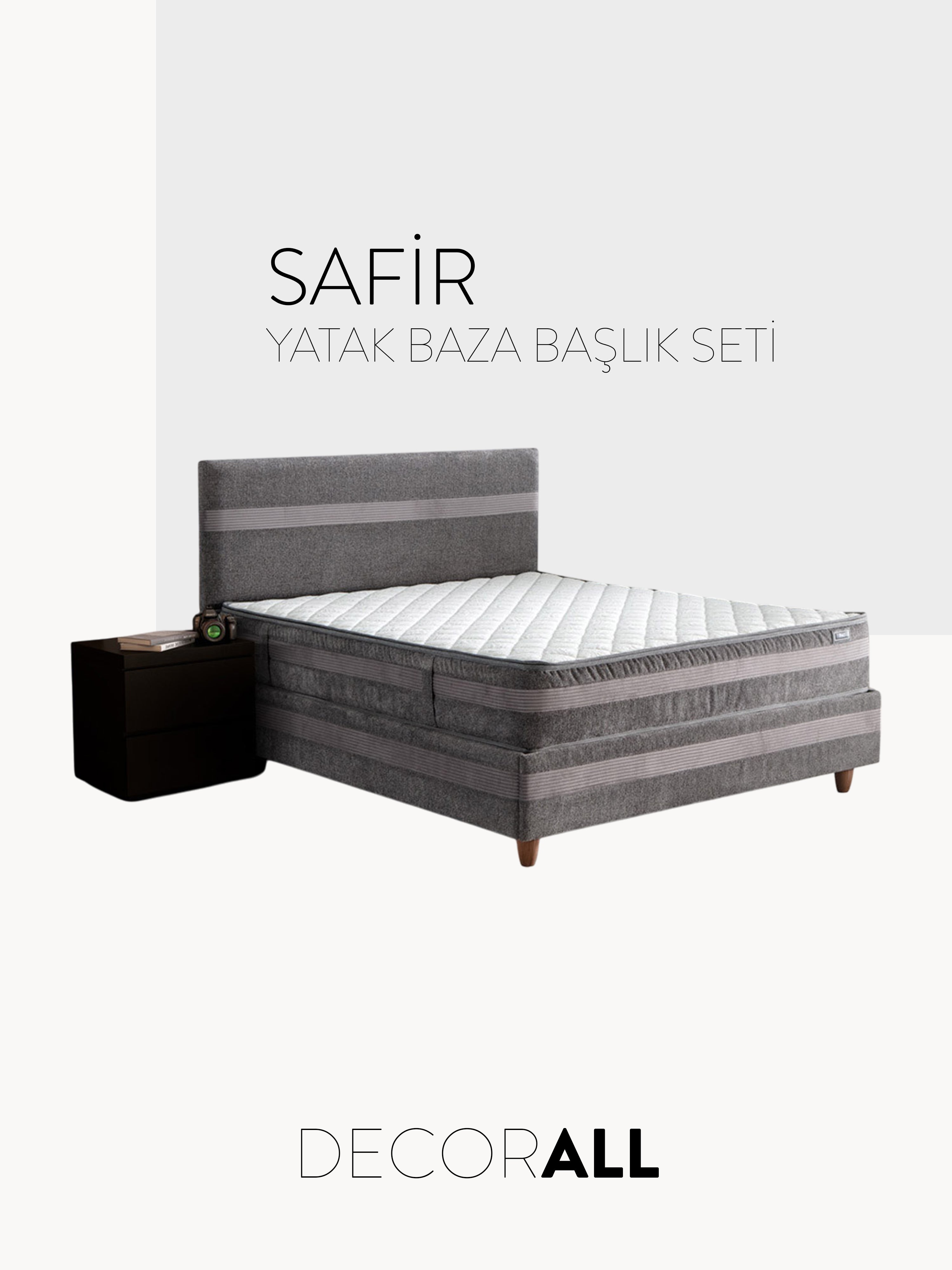 Safir Yatak Baza Başlık Seti