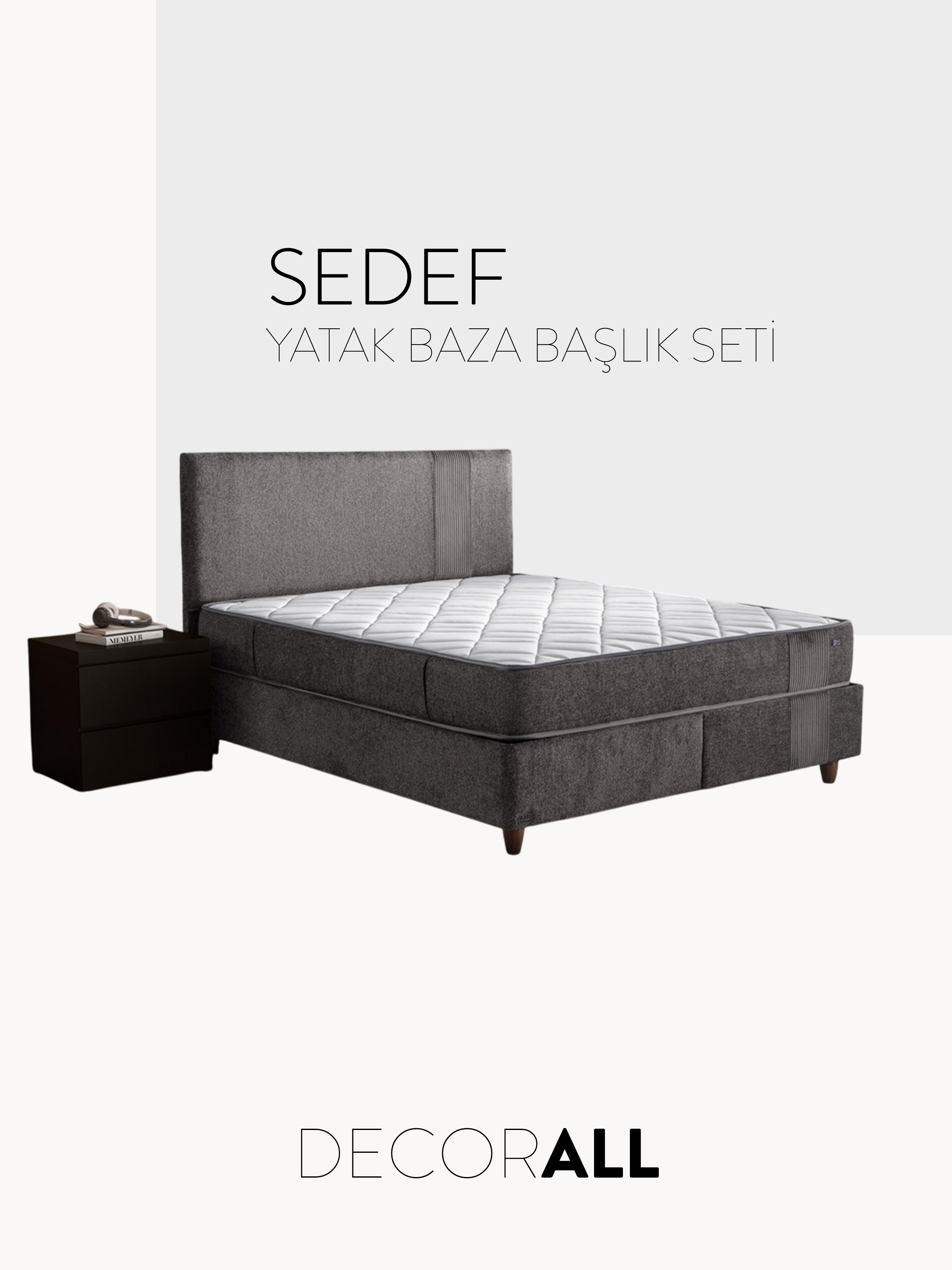 Sedef Yatak Baza Başlık Seti