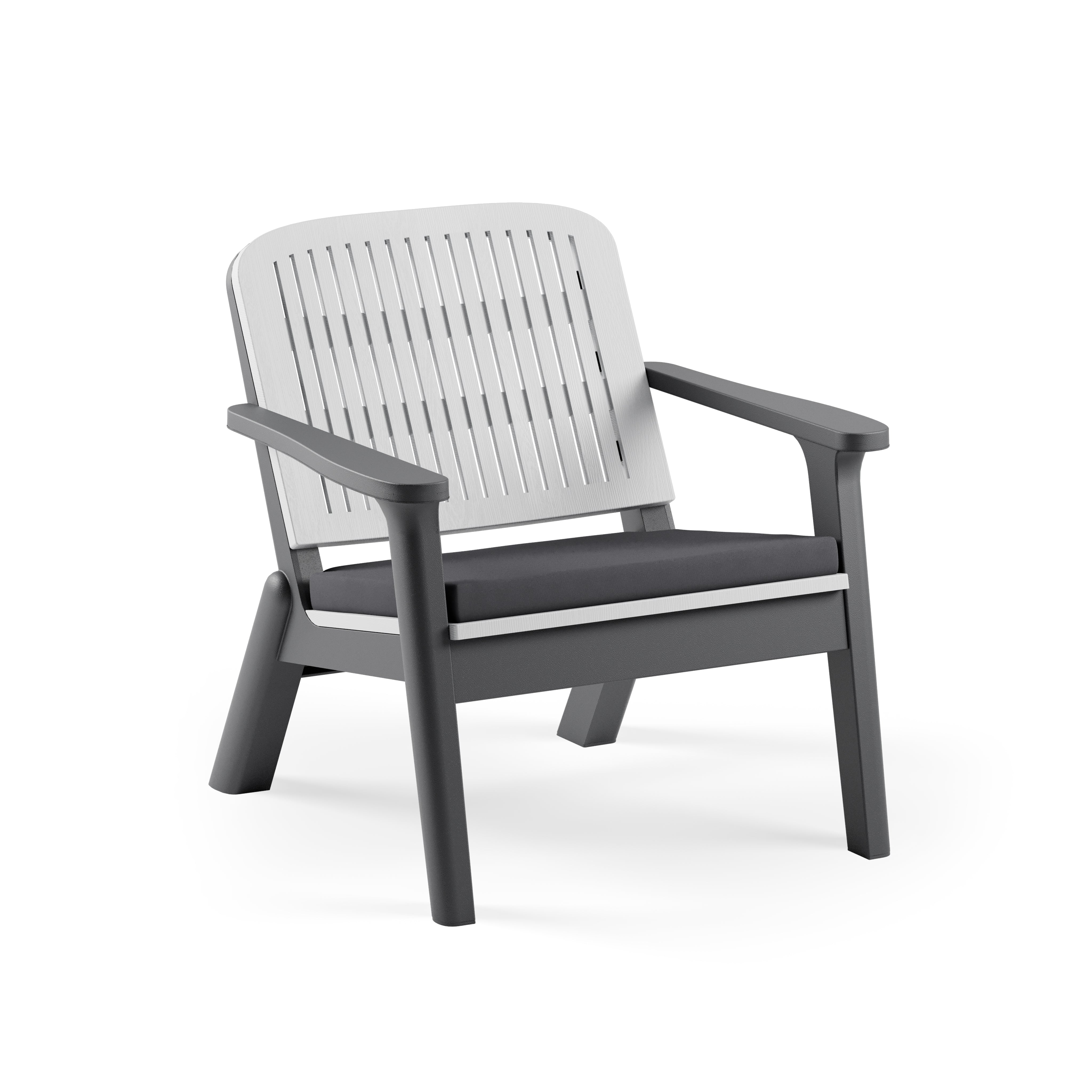 Silva II Polipropilen Tekli Koltuk Anrasit Soğuk Gri Duman