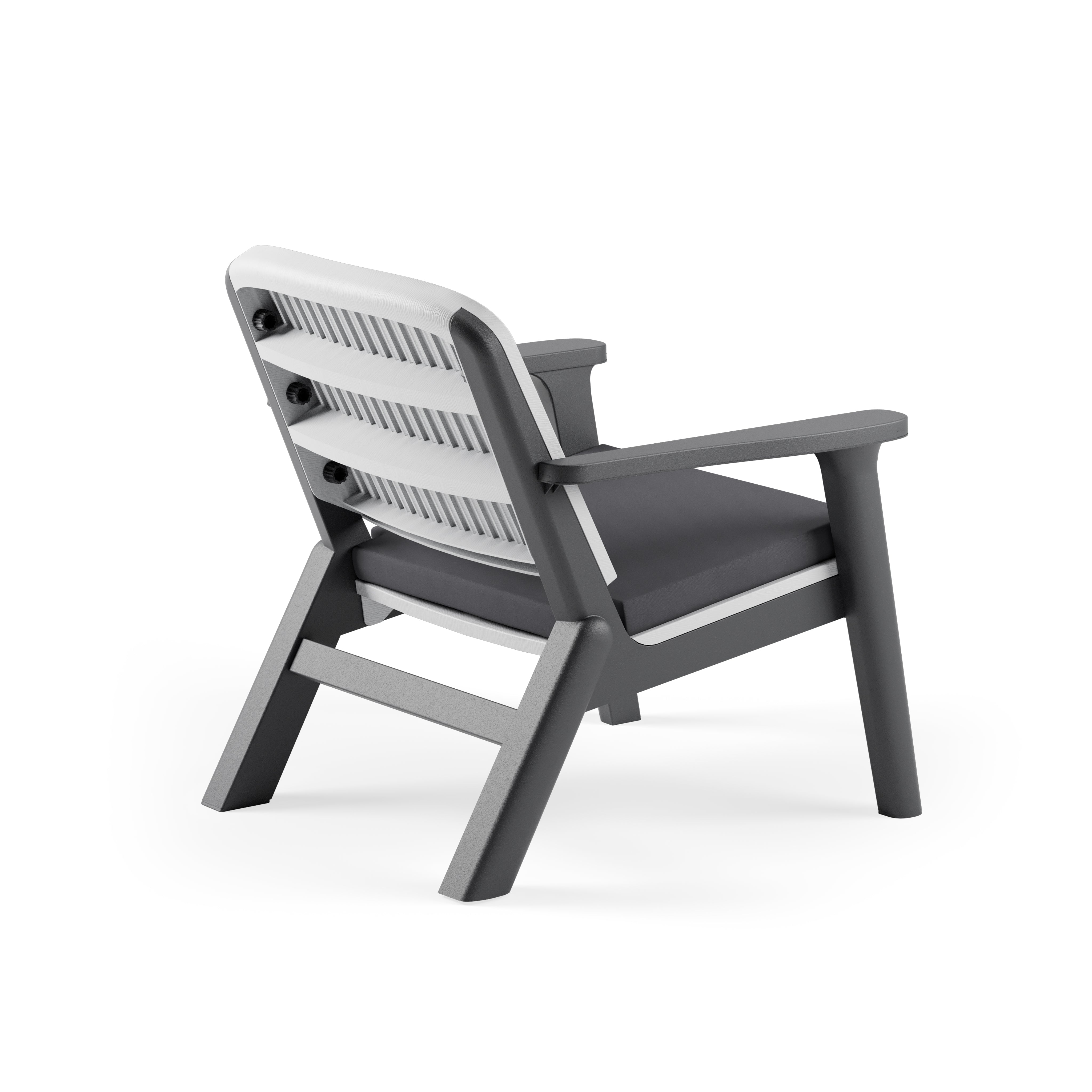 Silva II Polipropilen Tekli Koltuk Anrasit Soğuk Gri Duman