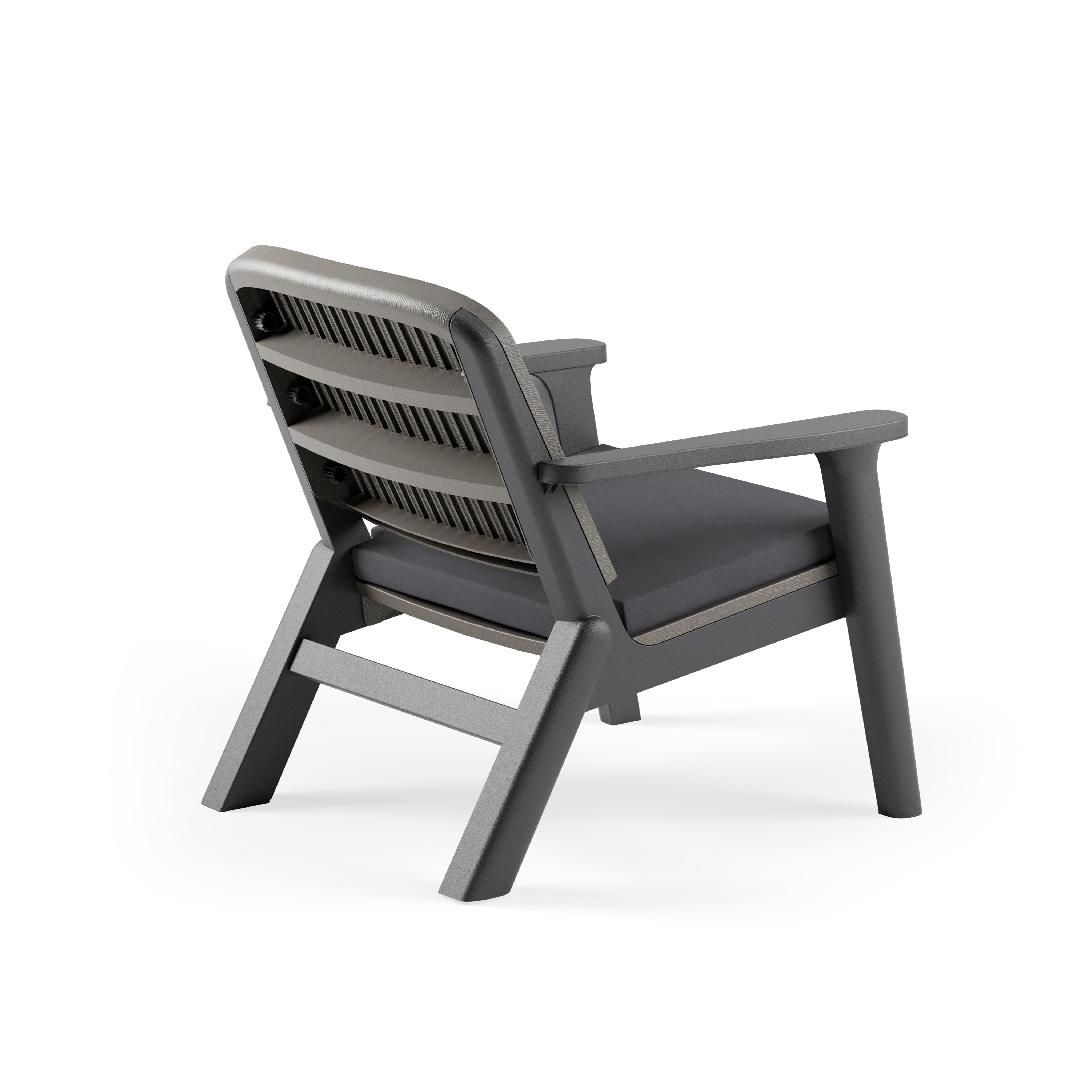 Silva II Polipropilen Tekli Koltuk Anrasit Vizon Duman