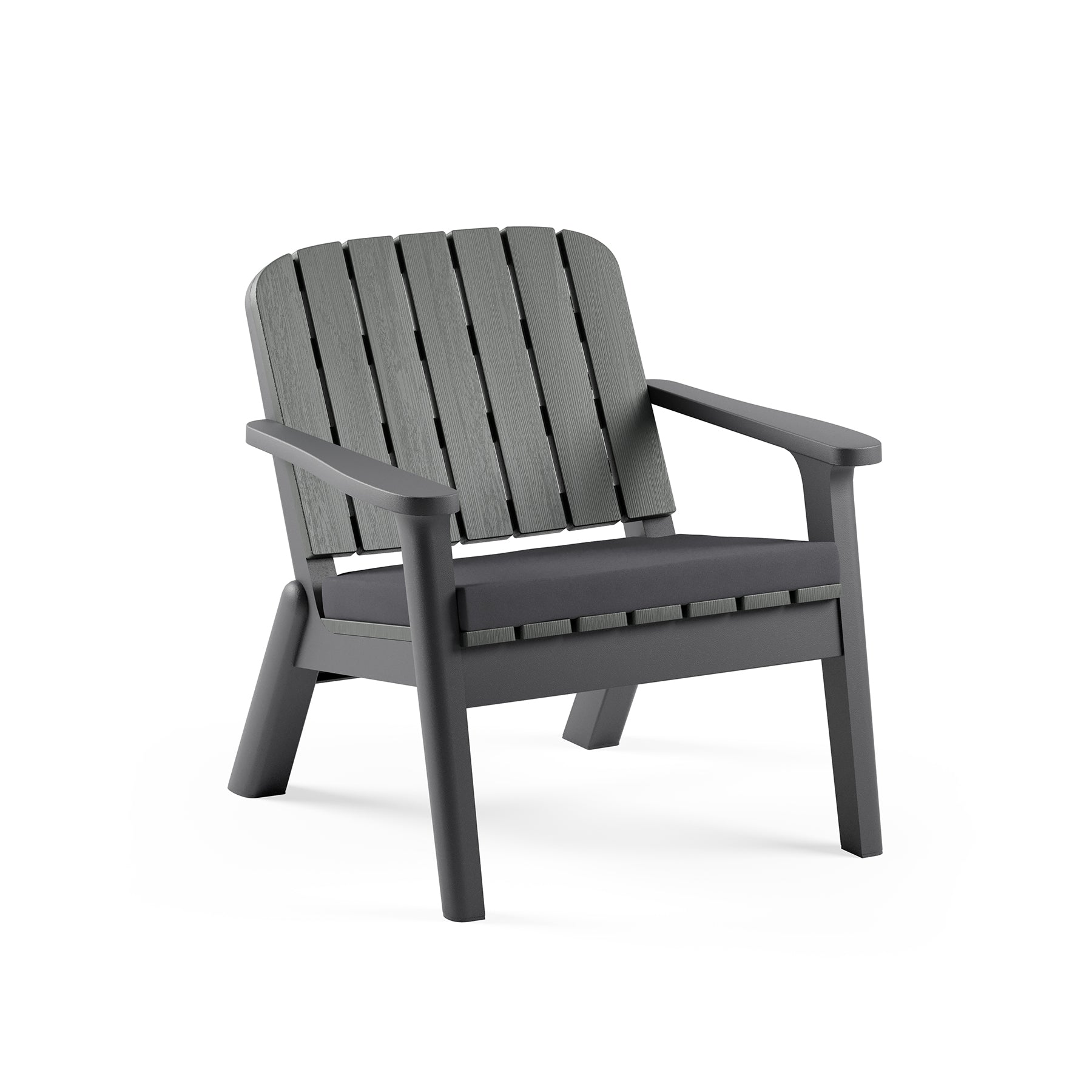 Silva Polipropilen Tekli Koltuk Anrasit Duman Duman