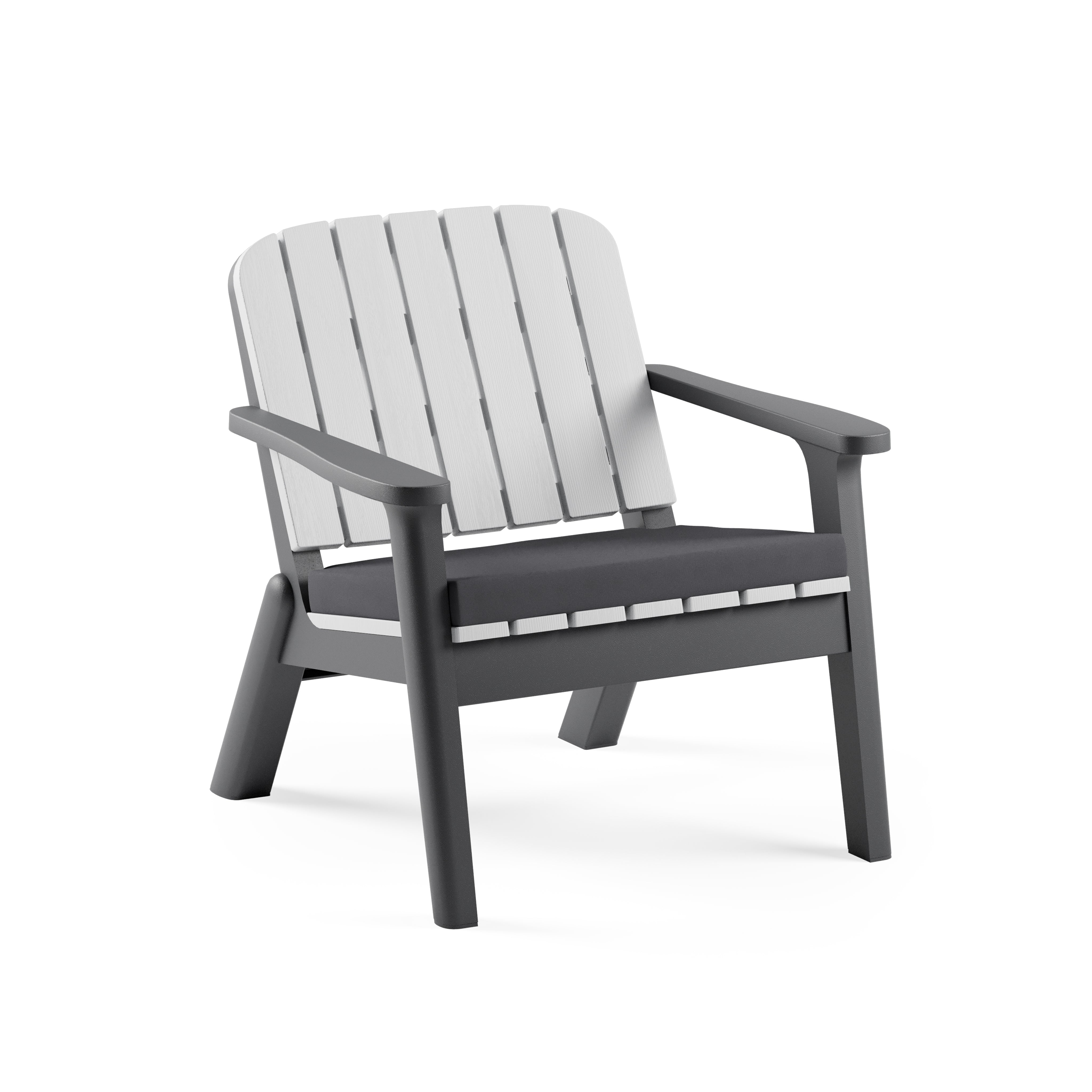 Silva Polipropilen Tekli Koltuk Antrasit Soğuk Gri Duman