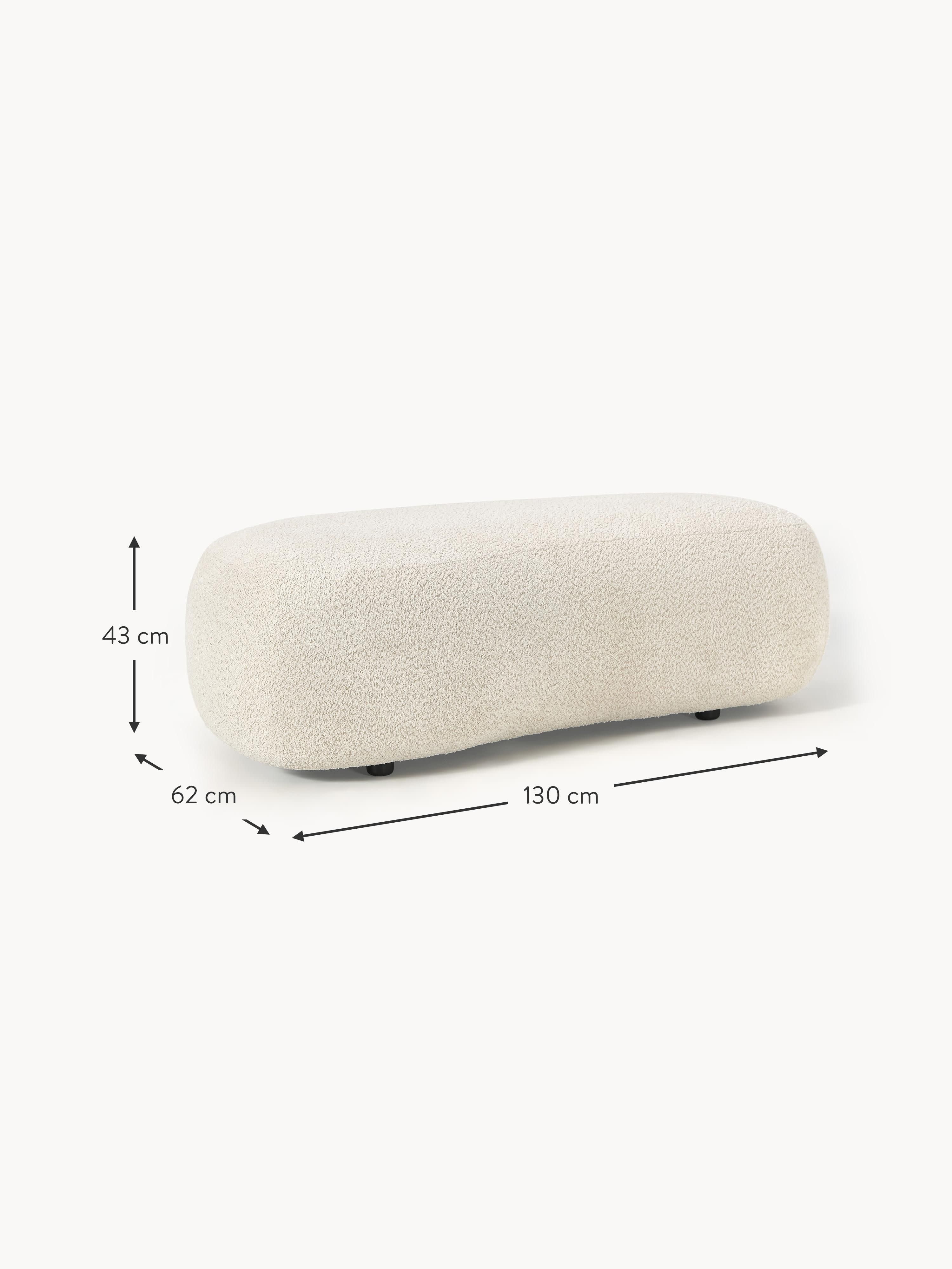 Siri Large Puf Kırık Beyaz Teddy