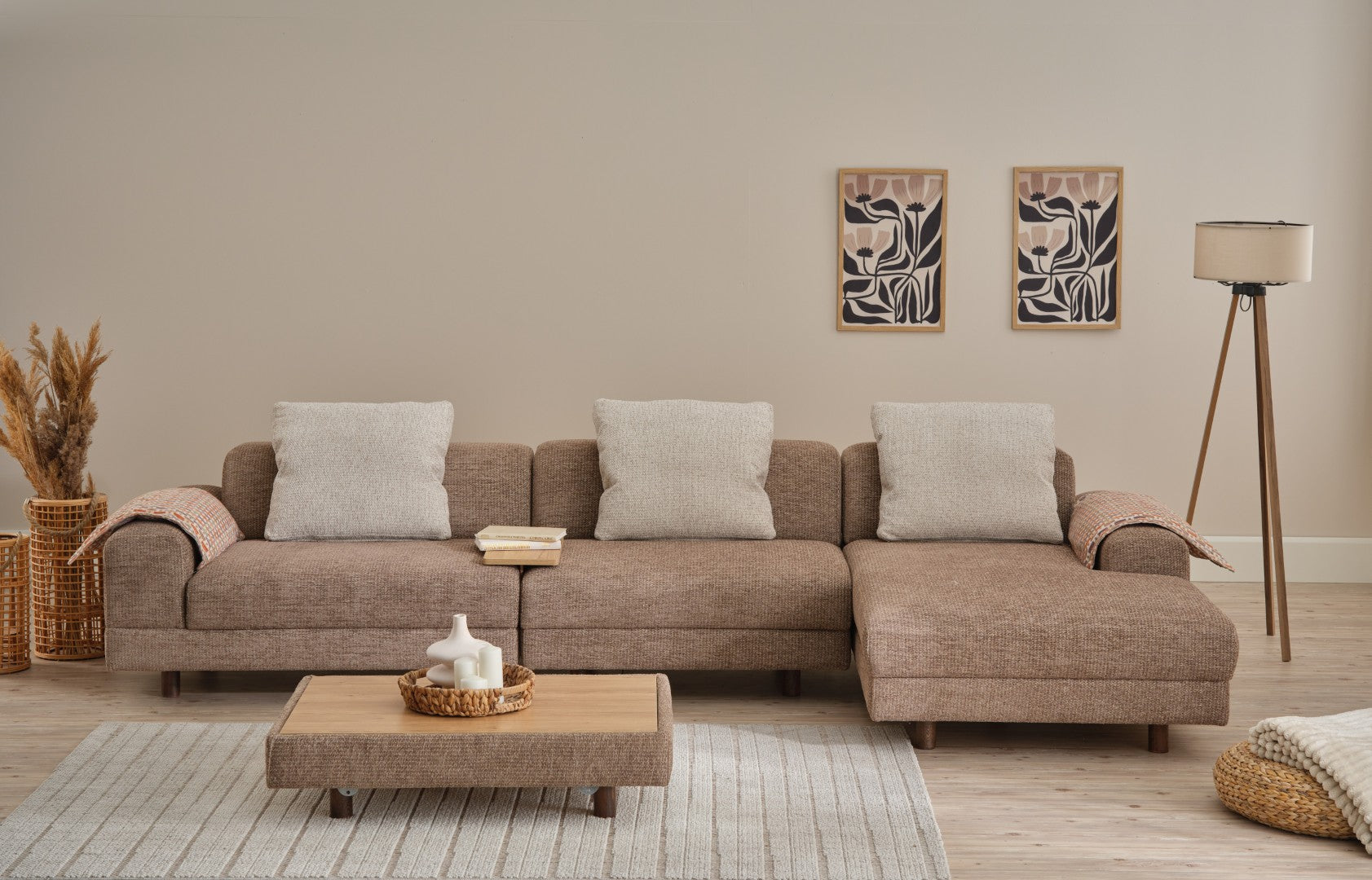 Soft Köşe Koltuk Kahve