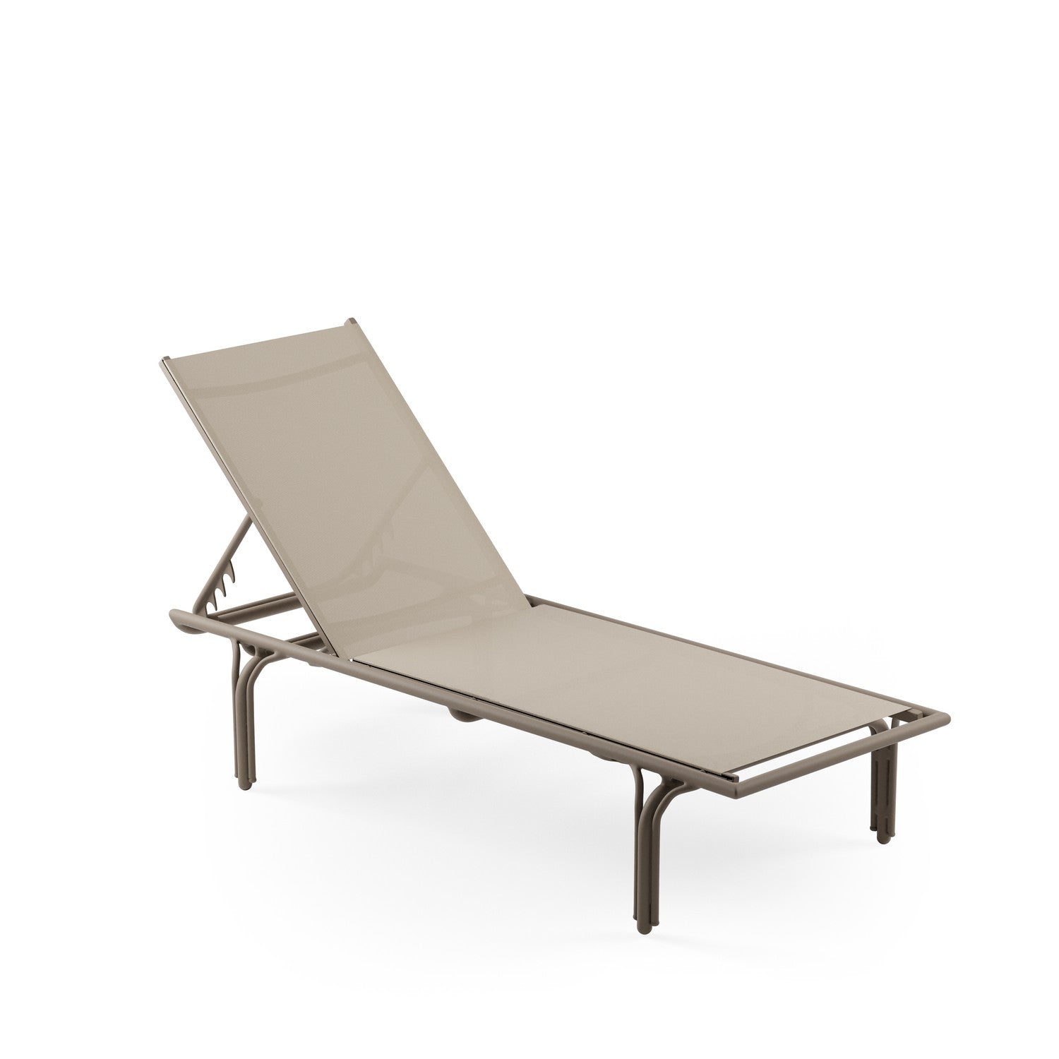 Solis Alüminyum Phifertex Şezlong Kestane Kapuçino