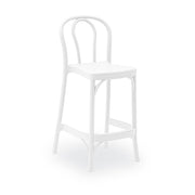 Sozo Polipropilen Bar Sandalyesi Beyaz 65 cm - 4 adet