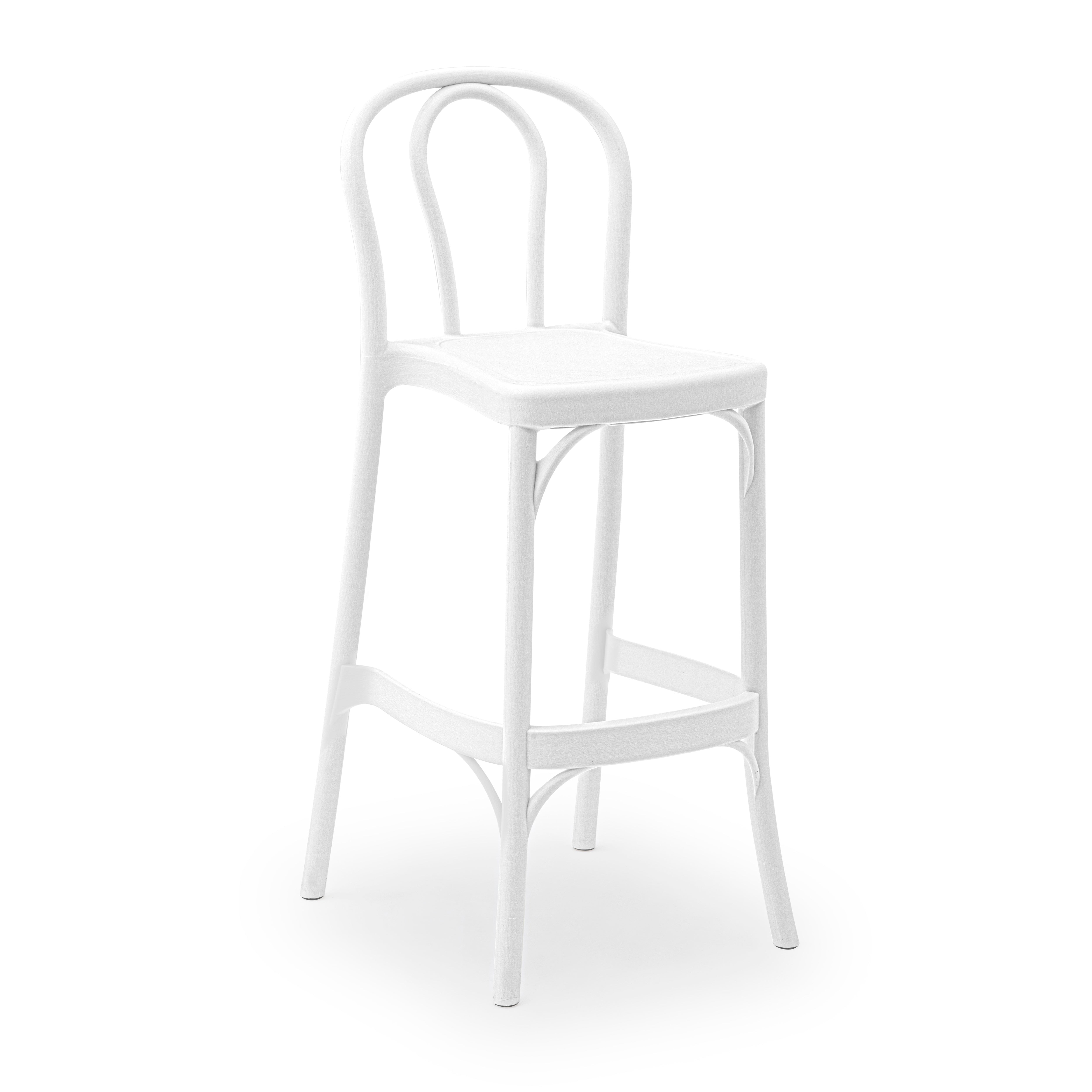 Sozo Polipropilen Bar Sandalyesi Beyaz 75 cm