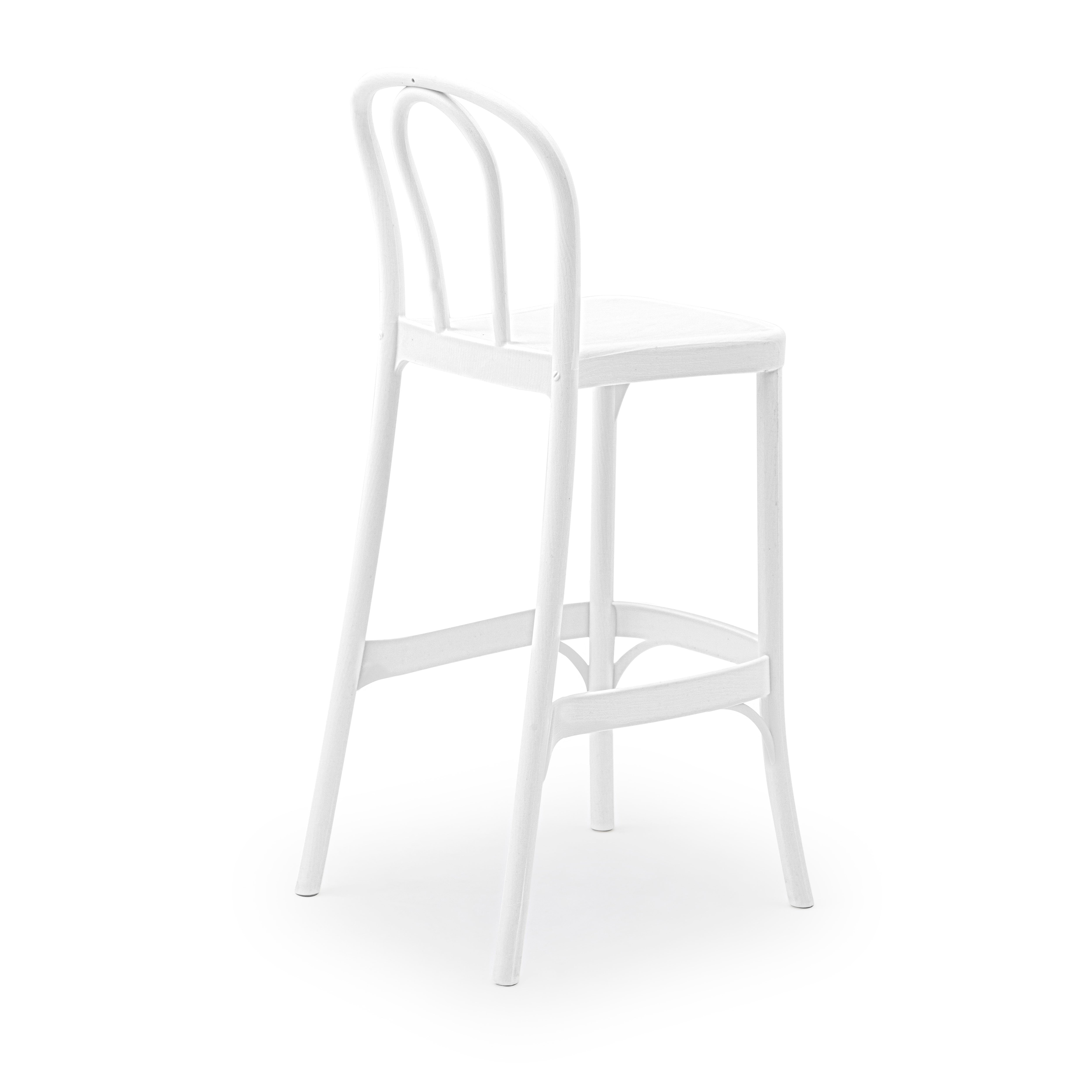 Sozo Polipropilen Bar Sandalyesi Beyaz 75 cm