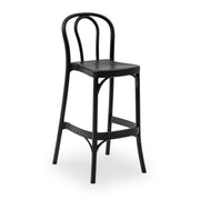 Sozo Polipropilen Bar Sandalyesi Siyah 75 cm - 4 adet