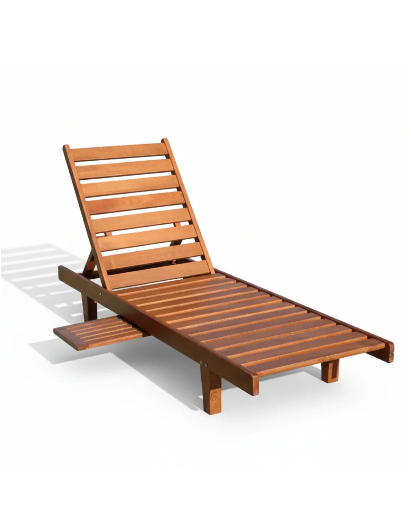 Trend Doğal Ahşap Şezlong